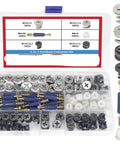 All In One Heavy Duty Pro Grade Furniture Hardware Kit With Cam Lock Fasteners And Eccentric Wheel Screws Three In One Nut And Bolt Set
