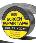 2 Inch By 30 Foot Window Screen Repair Tape For Quick No Tools Needed Fixes Of Screens Doors And Mosquito Nets Durable Black Mesh Patch With Easy Peel And Stick Adhesive For Mess Free Repairs At Home