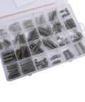 KoiLykke 300Pcs Compression Springs Assortment Kit With 23 Sizes For Mechanical Repair Diy Projects In Storage Box, 304 Stainless Steel Small Mini Springs Perfect For Auto Bicycle And Door Fixes That Are Super Cool. Assorted springs in organizer box
