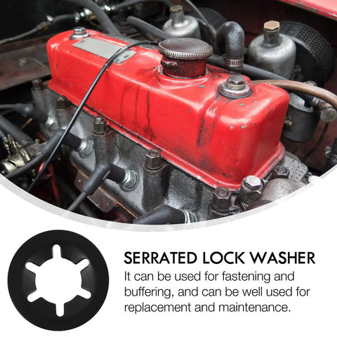 280 Piece Internal Tooth Lock Washers Push On Serrated Locking Washers Fasteners Kit For Industrial Use Stainless Steel Heavy Duty