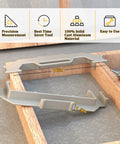 16 Inch On Center Stud Layout Tool Forged From Tough Cast Aluminum Rock Solid Framing Spacing Jig Quick Wall Stud Alignment on framing wood