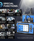 OBD2 Scanner Pro Grade With 9 Reset Services For ABS SRS AT Engine Oil Brake TPMS DPF SAS BMS Injector Coding And Free Lifetime Upgrades