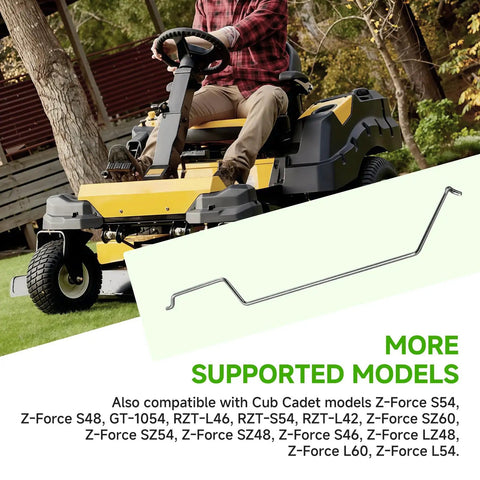 Choke Linkage Rod Replacement For Cub Cadet Lawn Tractors And Zero Turn Mowers Beefy DIY Friendly Upgrade For Z Force RZT LT Series Fits Various Models Easy Install Durable Performance on mower