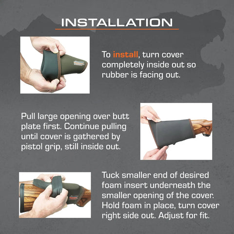 Installation steps for Comb Raising Kit Version 2 For Guns Adjustable Cheek Riser Stock Ammo Holder Improve Comfort And Accuracy