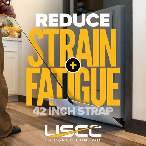 Appliance Slider With Pull Strap 48 Inch By 30 Inch Plastic Floor Protection Large Moving Mat for hardwood and tile floors
