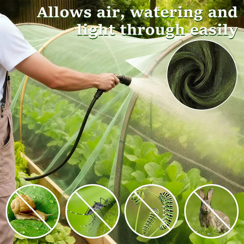Ultra Fine 256 Mesh Garden Netting 8x20 Ft Pest Barrier For Vegetables Fruits Flowers Raised Beds Outdoor Patio Keeps Bugs Out