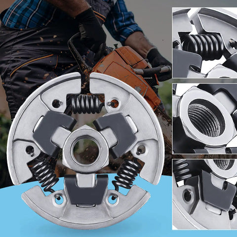 7 Piece Chainsaw Sprocket Clutch Drum Kit With Three Eighths Inch Pitch Replacement Parts For 017 018 021 023 MS170 MS180 MS210 MS230 MS250 Chainsaw Includes Needle Bearing Washer And E Clip Worm Gear