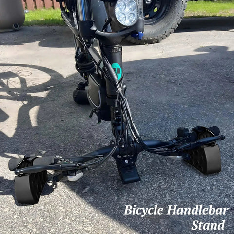 Inverted Bicycle Handlebar Stand With Non Slip Straps For Easy Bike Repairs, Lightweight Universal Clamp, Protective Bar Support
