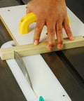 ZeroPlay Miter Bars 2-Pack With MatchFit Jig Handle for Table Saw Sleds on Router Table in use
