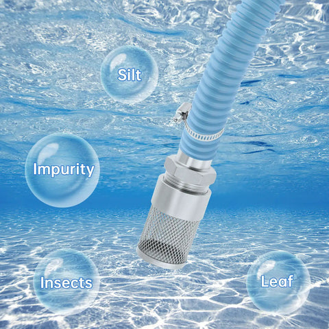 25mm Inlet Suction Strainer Mesh Filter For Garden Hose And Water Pipe Debris Removal 304 Stainless Steel Rust Resistant