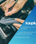 Person using 20 Piece Double Ended Pick And Hook Tool Set With Non Marring Scrapers And Pry Bars For Auto And Home Use in a car interior.