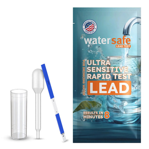Lead Water Test Kit You Can Trust, 8 Minute Detection Under 5 PPB, EPA Compliant, Lab Verified, Easy DIY Home Testing For Tap And Well Water, Made In USA, 1 Pack, kit with test tube and probe