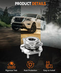 Front Wheel Bearing Hub Assembly 513357 2 Pack For Nissan Rogue 2014 To 2023 Qashqai 2017 To 2018 Rogue Sport 2017 To 2022