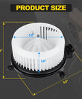 Front Side HVAC Heater Blower Motor With Brushless Design For Sequoia And Sienna 2008-2022 2011-2018 Replacement 700298 87103-0C051