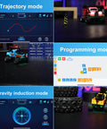 Modes and features of Pocket 1 To 64 Scale RC Truck With LED Lights And App Control, 2.4GHz Remote, Alloy Body, 3 Speed Modes