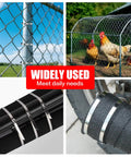 Heavy Duty Metal Zip Tie Gun Set With 150 Pieces Stainless Steel Zip Ties for chain link, poultry fence, exhaust wrap