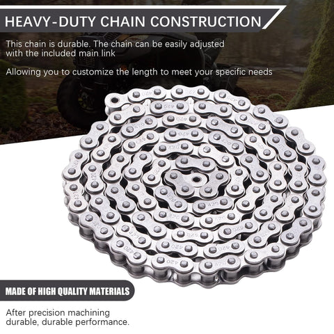420 Chain With 120 Links And 420 13T 35 Tooth Sprocket Set For 50cc To 170cc Dirt Bikes ATVs Go Karts And Mini Bikes Upgrade