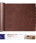Self Adhesive Leather Repair Patch Tape Kit For Furniture Couch Sofa And Car Seats Straight Up Fixes Tears In A Snap With No Sweat Installation Total Game Changer And Vinyl Sheets 30 By 16 Inches, brown upholstery patch.