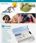 All In One Capsule Filling Tray Kit For Every Capsule Size 000 Through 5 With Holder, Includes Spoons, Spatulas, Scoops, And Tools For DIY Gel Capsules, Make Your Own Empty Capsule Fill Quickly And Easily, 304 stainless tools set