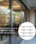 Heavy Duty Nylon Sliding Door Rollers Featuring Solid Double Bearing Wheels 25MM smooth glide replacement hardware, shown in a modern patio setting.