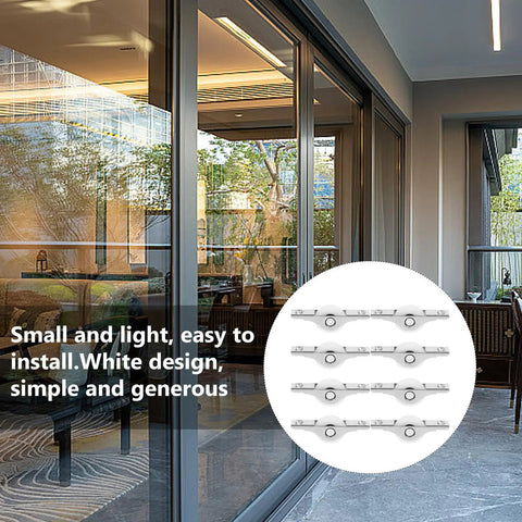 Heavy Duty Nylon Sliding Door Rollers Featuring Solid Double Bearing Wheels 25MM smooth glide replacement hardware, shown in a modern patio setting.