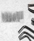 Stainless Steel Cotter Pin Assortment Kit 1 Box With High Strength Hairpin Pins For Tractor And Automotive Projects, Beefy Fastener Clips