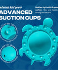 Silicone Turtle Bathtub Overflow Drain Cover In Sea Grass Green Adds Inches For A Deep Chill Soak With Leakproof Fit And No Sweat Bathroom Upgrade That Is A Total Game Changer. Silicone turtle with 12 suction cups.
