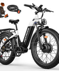 4000W Dual Motor E Bike With 52V 1040Wh Battery, Built For Tough Trails, Blazing To 38 MPH And Pushing 105 Mile Range