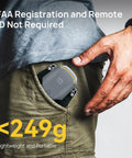Dope 4K UHD Drone With Camera For Adults And Kids 12MP CMOS Sensor fitting in a pocket, lightweight and portable design.
