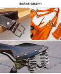 200 Pcs Copper Rivets And Burrs Washers Leather Fastener Kit for belts, orange handbag, and bicycle seat application