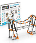Hands On Engineering Kit For Kids 9 Plus Build 9 Real Structures From House To Pyramid And Bridges Learn STEM Projects And Creative Engineering Toys For Boys And Girls A Totally Fun Nine Model Set box with bridge model