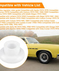 Close-up of 2 Pack Window Regulator Roller Replacement For Buick Classics 1973 To 1997 Front Rear Left Right Window Track Guide Durable Steel Rollers DIY Friendly Install Fits Century LeSabre Regal Estate Wagon Apollo Centurion And More with vintage Buick car in background