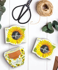 All In One Sunflower Mini Terracotta Pot Grow Kit 12 Pack For Indoor And Outdoor Gardens Seed Starter DIY Plant Project image