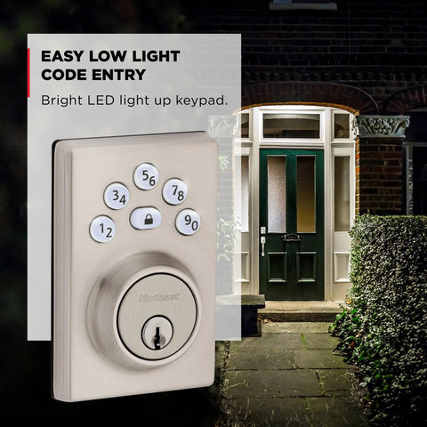 Keep Your Home Secured Tight With This Top Notch Keyless Deadbolt Featuring Five Button Keypad And Satin Nickel Finish For No Sweat Code Setup And Smooth Auto Locking Performance