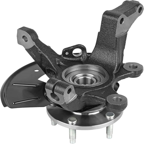 Left Front Complete Wheel Hub Bearing Steering Knuckle Assembly Fits Ford Escape Mercury Mariner And Mazda Tribute 2005 2012 2005 2011 2008 2011 Includes Steering Knuckle Hub Bearing Backing Plate And Axle Nut OEM 69 Drop In Ready To Roll