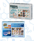 STEM Rock And Mineral Kit For Kids With 30 Real Geology Specimens Hands On Viewer Identification Tools And Testing Tools Geology Set For Young Geologists Ages 8 And Up, boxed kit with 15 specimens
