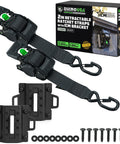 Bed Mounted Retractable Ratchet Straps For Ford Trucks 2015+ F-150 And 2017+ F-250 BoxLink Compatible Two Pack