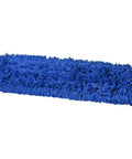 Heavy Duty Commercial Dust Mop Replacement Head For Janitorial Floors And Hard Tile Surfaces Premium Cotton Nylon Blend Industrial Refill Clean Sweep No Sweat Setup Bright Blue