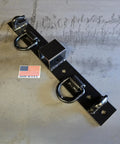 Compact Tractor Bolt On Chain Hooks D Rings Receiver And Trailer Hitch Universal Black Powder Coated For John Deere And Kubota Towing Ready Gear For Utility And Farm Work on display
