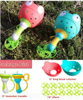 Disc Launcher And Catcher Toy For Outdoor Fun Ideal For Backyard Play And Family Time with frog head design and mini discs