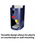 One Touch Pro Earplug Dispenser For Grab And Go Easy One Hand Drop In A Clean Durable Blue Unit Designed for Hearing Conservation