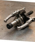 Heavy Duty Metal Shaft Protector Kit With Conical End Guard For Grip O Matic Pullers and Axle Protection Stops Noise and Wear on Machine Spindle Hardware for Industrial Upgrades and Rapid Cabinet Refurbishment Projects.