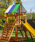 Swing Set Replacement Tarp 52 X 90 Inches For Kid Friendly Playset Canopy Waterproof And UV Shield Roof Cover on playground