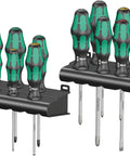 Kraftform Big Pack 300 14 Piece Pro Grade Screwdriver Set With Ergonomic Multi Component Handle Includes Slotted Phillips Pozidriv