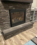 Hearth Cushion For Kid Safe Fireplace Edges And Corners, 8.33 Feet Of Soft High Density Foam Padding, Black Babyproof Bumper