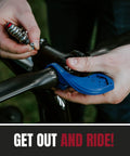 Installing Carbon Finish Garmin Bike Mount For Edge 530 And 830 on bike handlebars, polymer build, easy install.