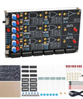 DIY Logic Gate Soldering Kit For Beginners With Interactive LED Simulation showing components and circuit board layout