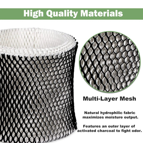 Close-up of Budget Friendly Replacement Humidifier Filter B with high quality multi-layer mesh, compatible with several models.