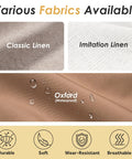Various fabrics available for Custom Size Bench Cushion For Indoor Outdoor Use With 70D Foam Waterproof Cover Embroidery