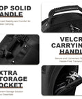 Heavy Duty Golf Travel Bag With Wheels Soft Sided Golf Club Cover Made From 600D Polyester Wear Resistant Zipper Universal Size